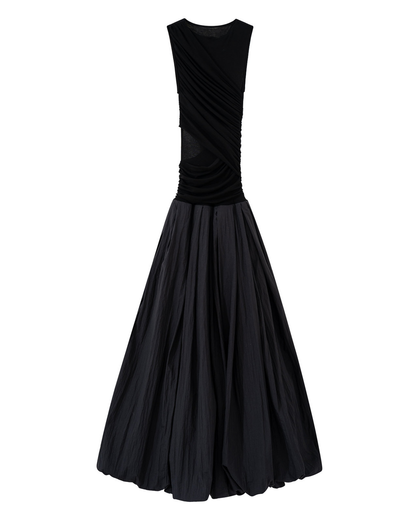 Draped Balloon Dress