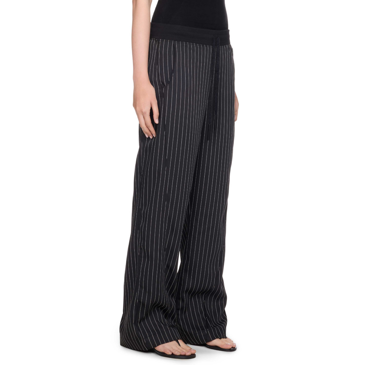 Black Stripes Pyjama Shirt Pants