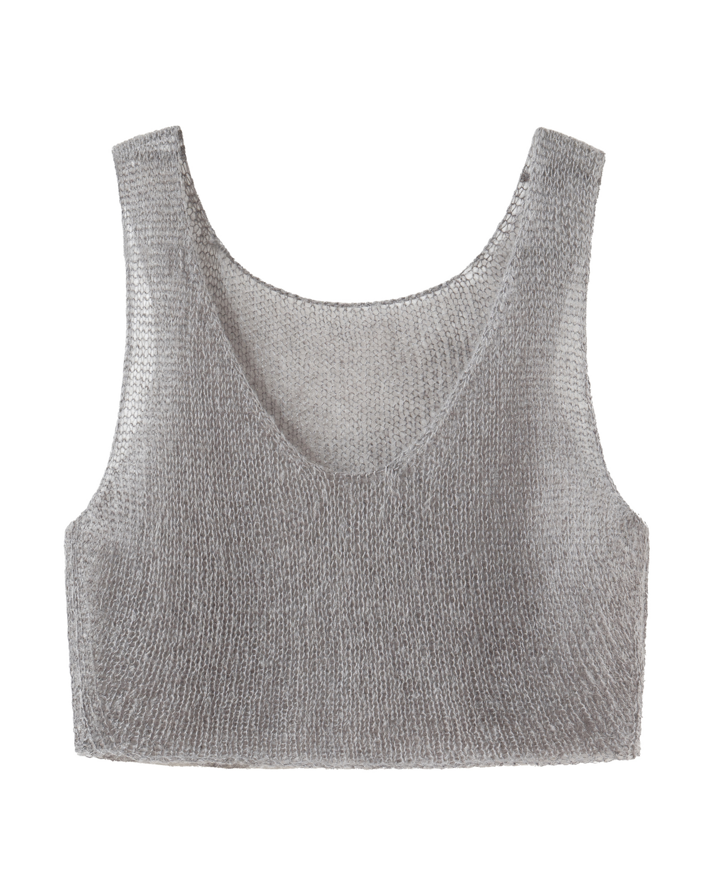Handknit Cropped Tank Top