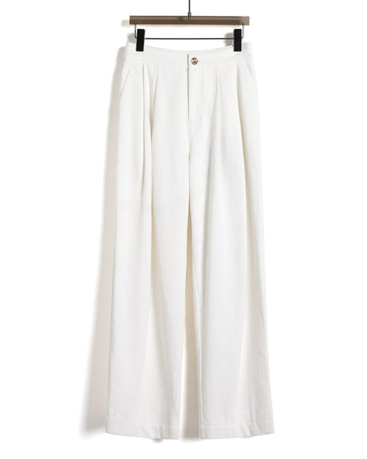High-Waist Pleated Wide-Leg Pants