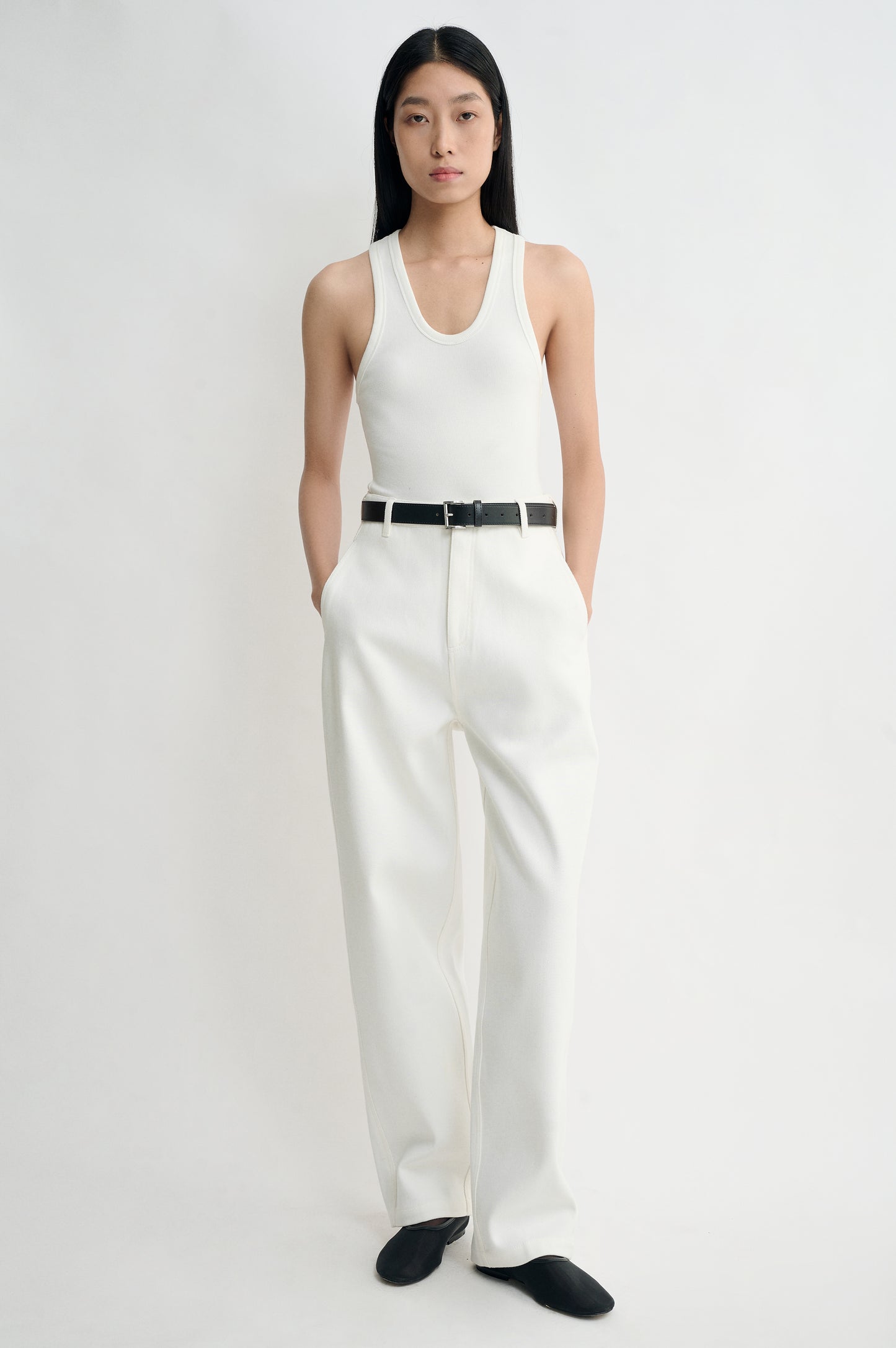Lia Jeans White