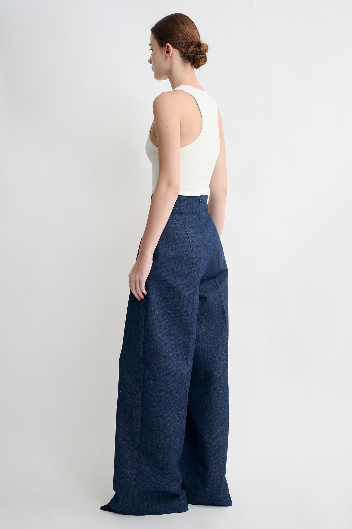 High Leg Jeans Blue