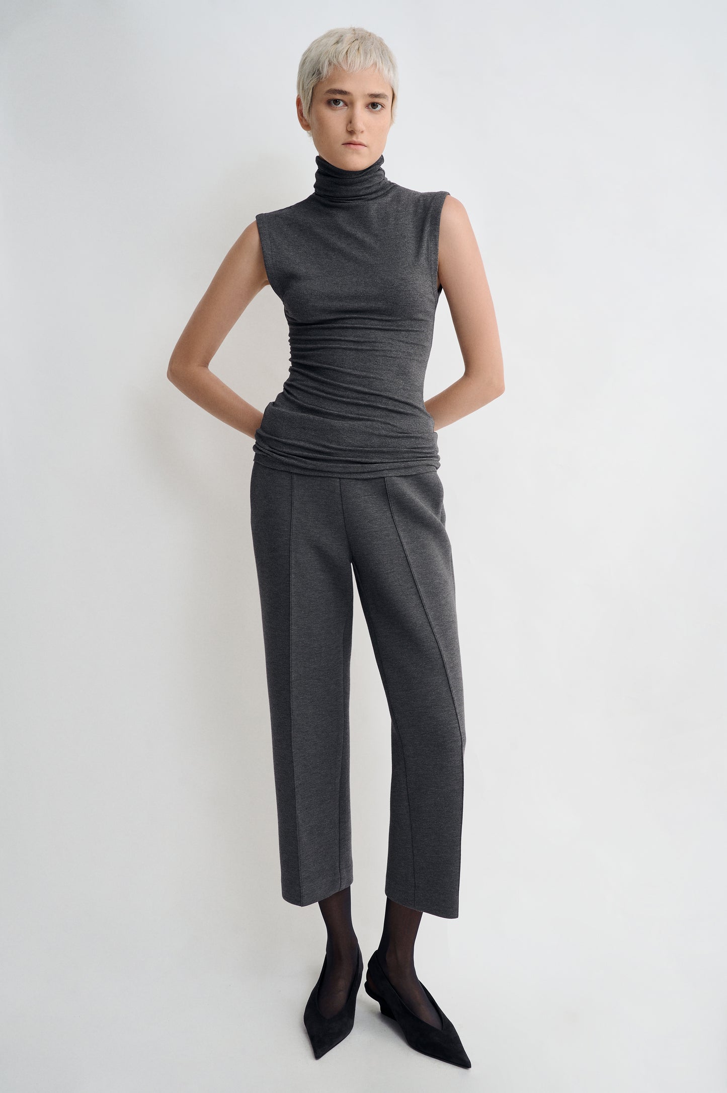 Dina Top Grey