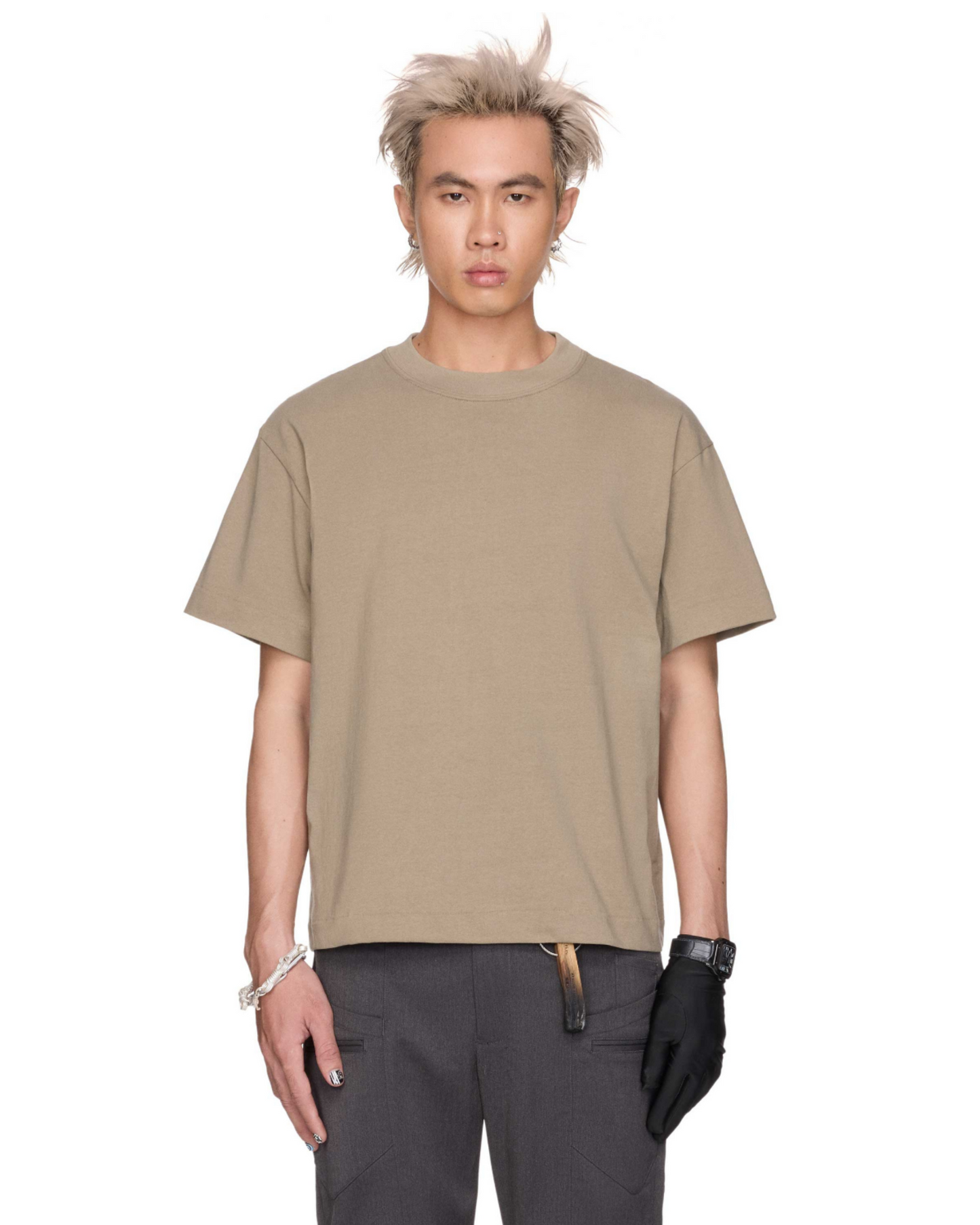 Blank Feldgrau Boxy T-Shirt