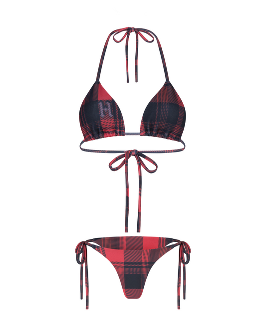 Pyra - Red Plaid Bikini