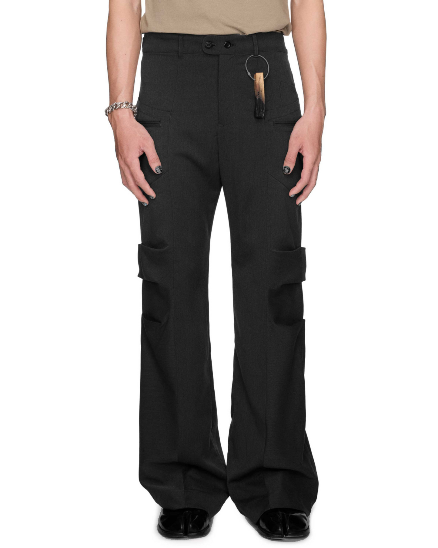 Black Flare Trousers