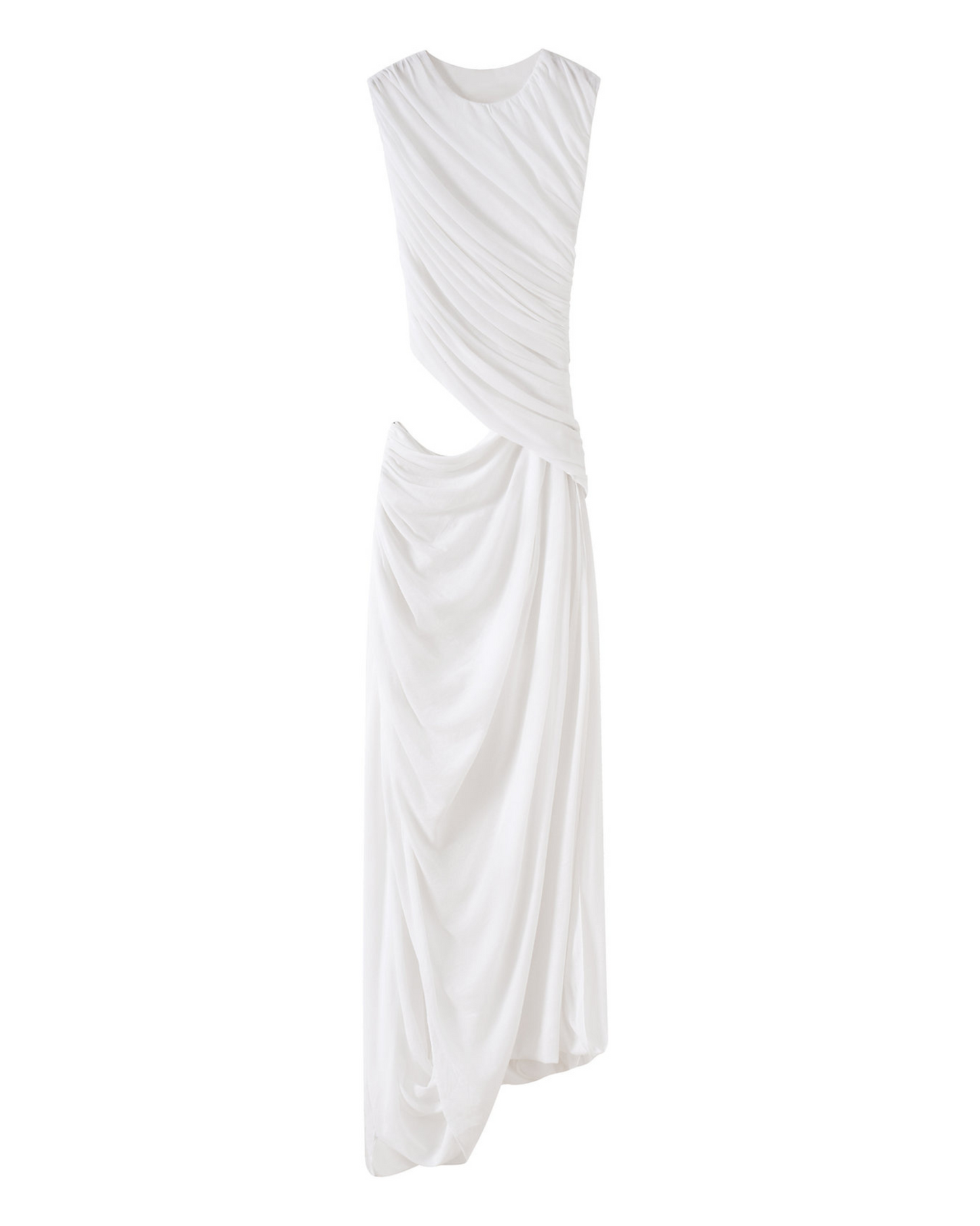 Draped Long Dress