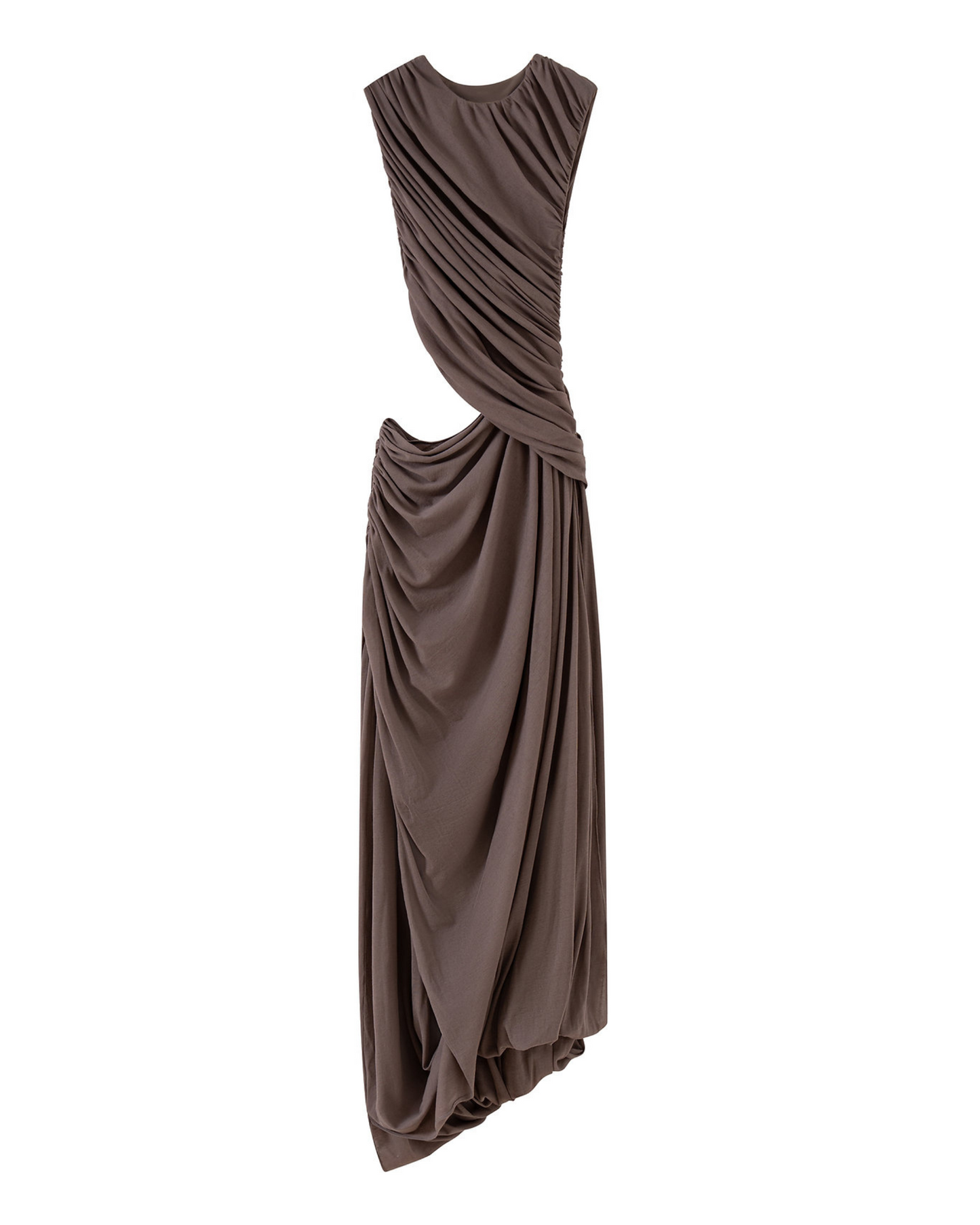 Draped Long Dress