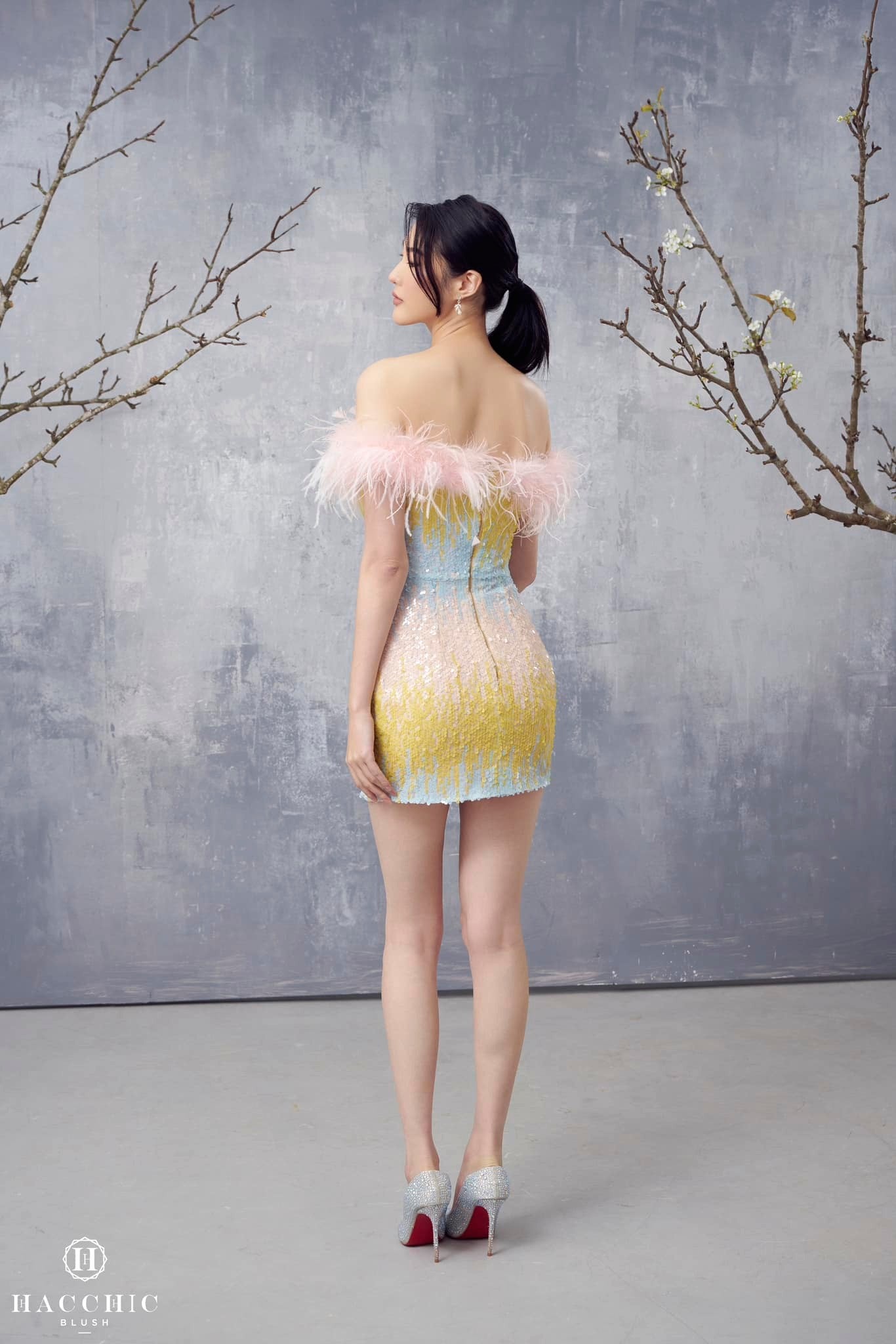 Feather dress