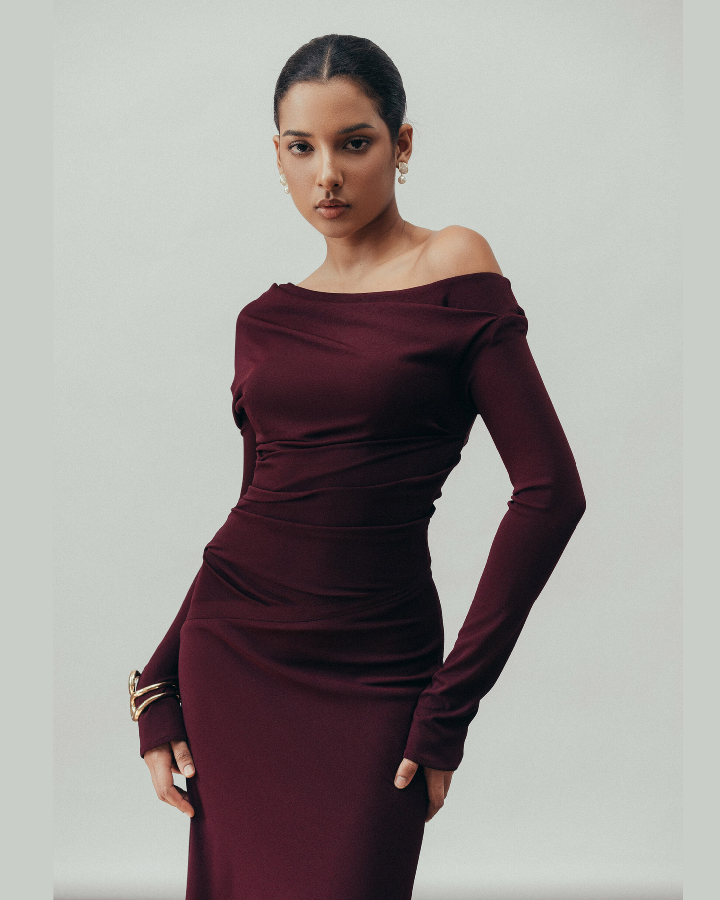 Vega Draped Dress