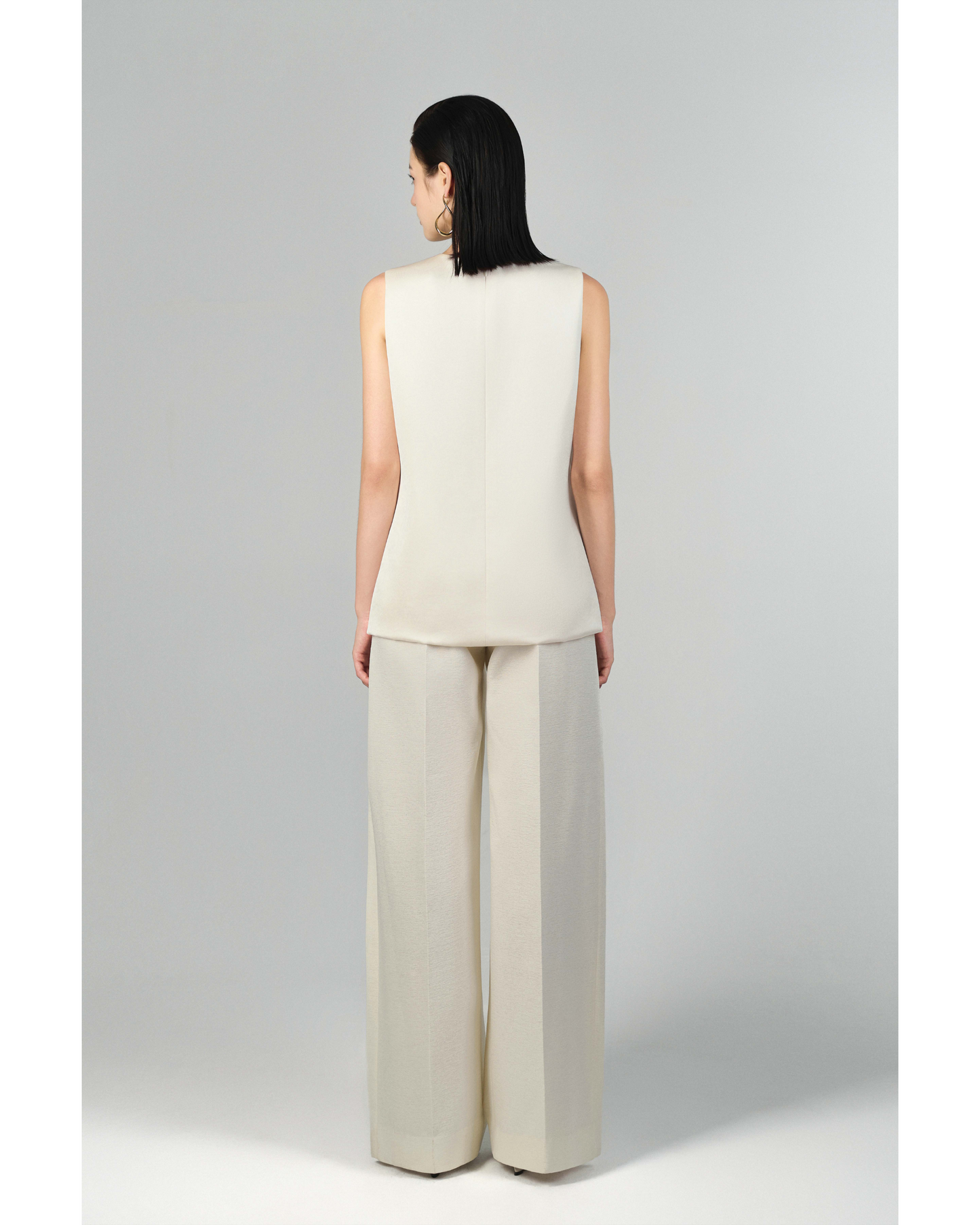 Mia Wide-leg Pleated Pants