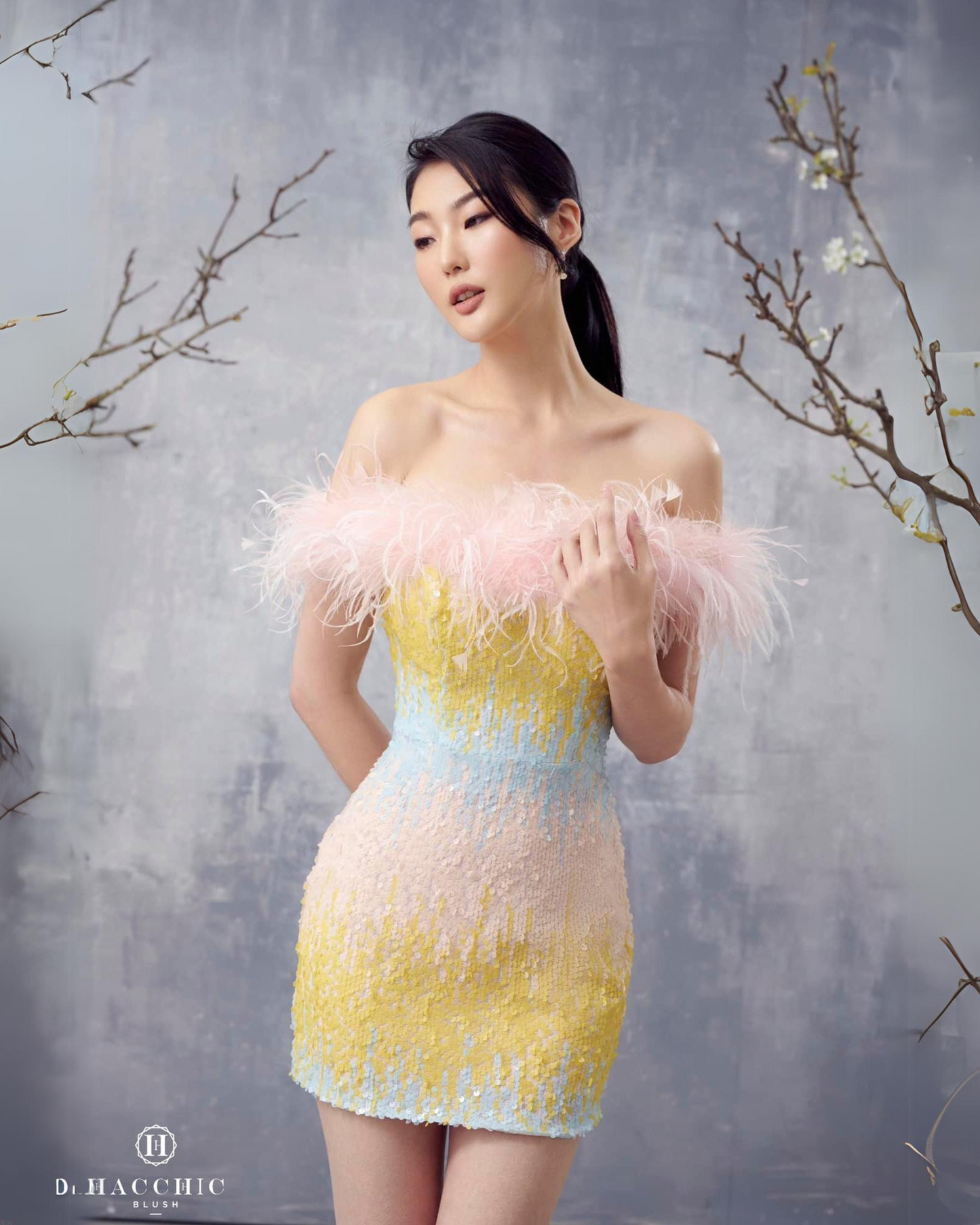 Feather dress