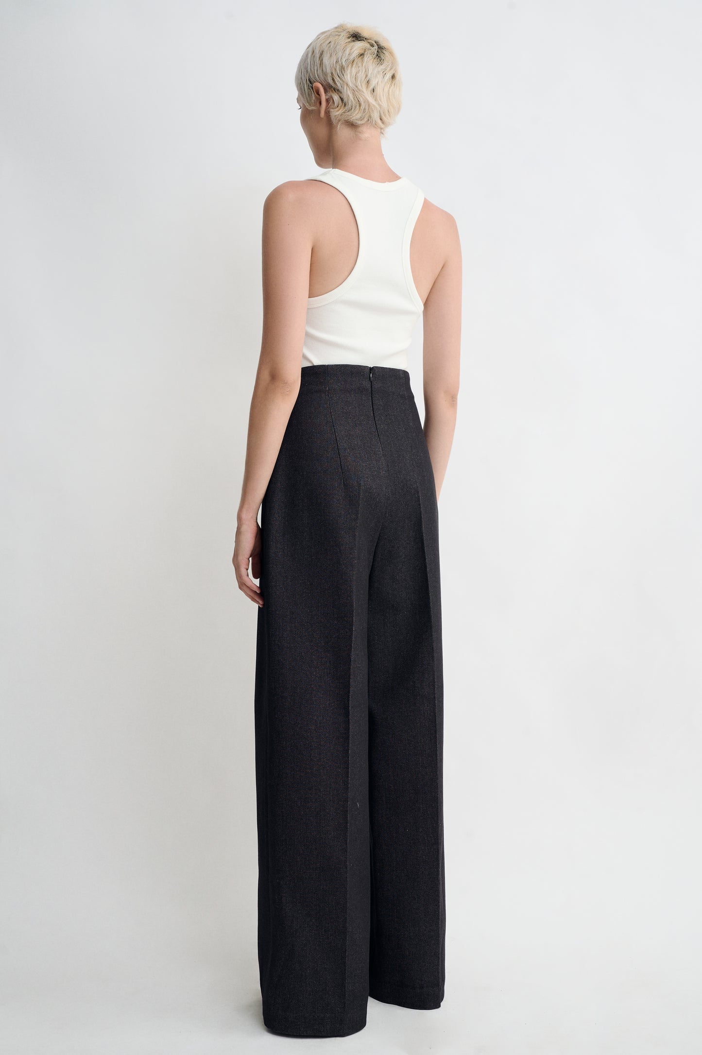 High Leg Jeans Black