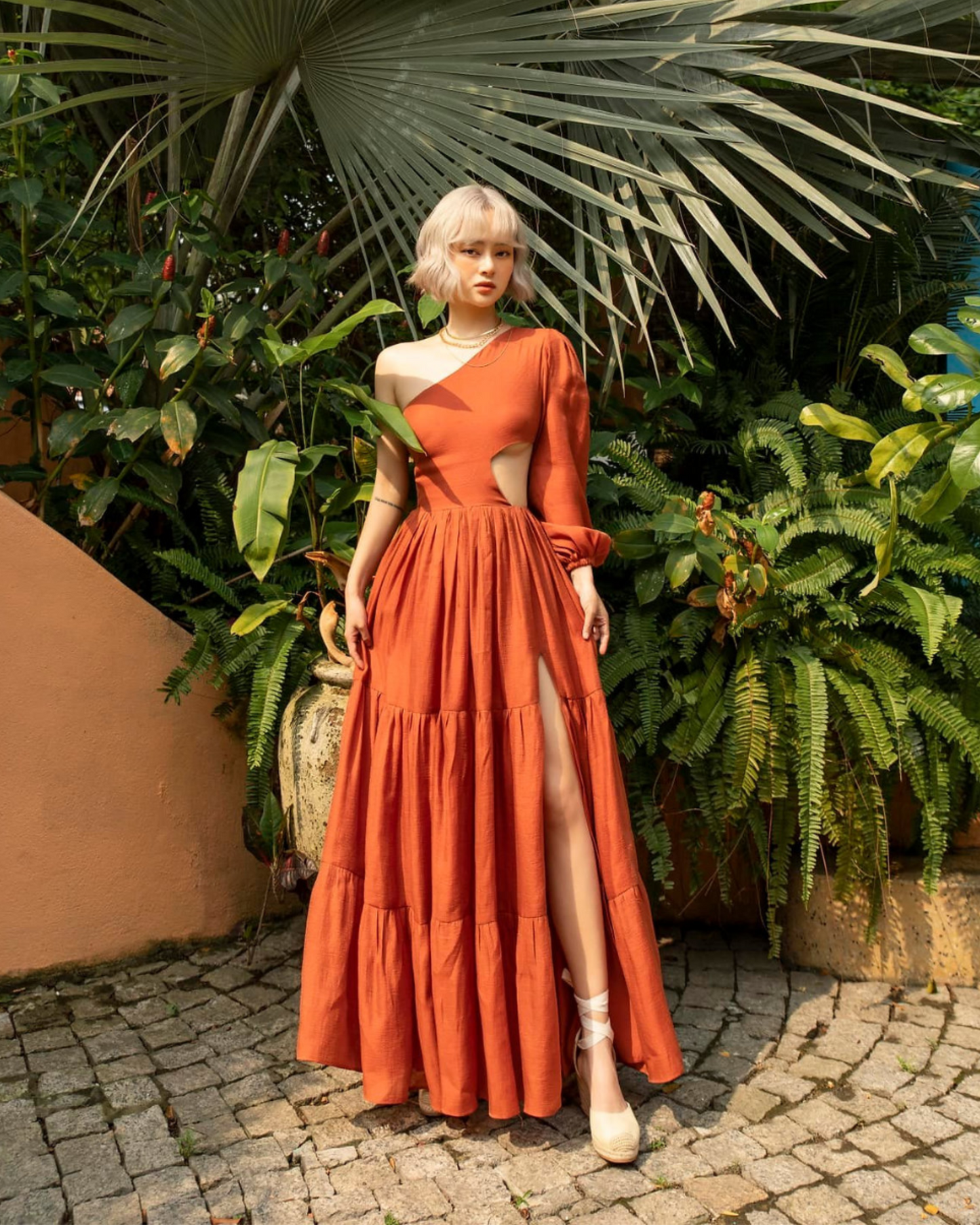 Emily Orange Dress